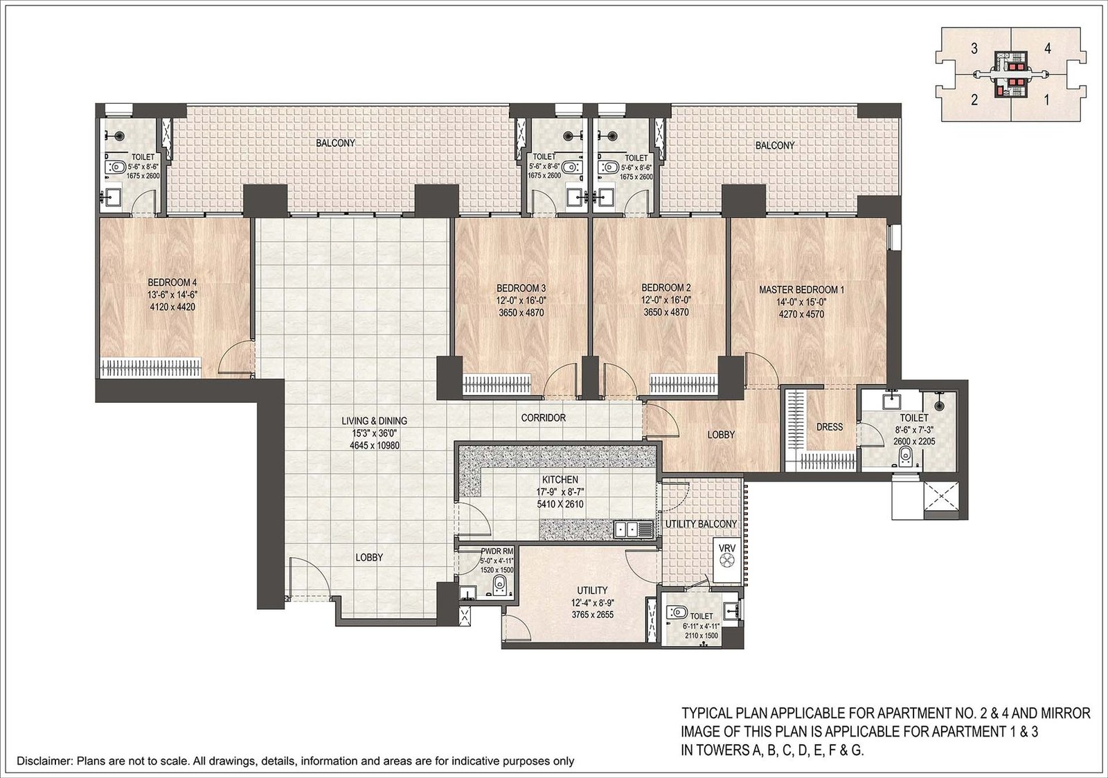 Master Plan and Floor Plan preview